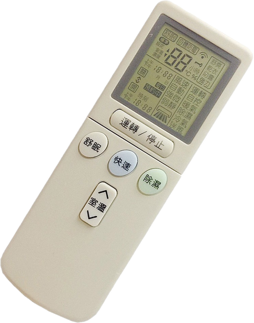 HITACHI 免設定 適用RF-07T1 07T2 .RE-07T3 RF-07T4 09T1 10T1, 1個, 日立冷氣遙控器AC-RF07T4
