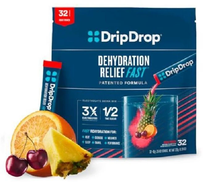 드립드롭 하이드레이션 전해질 음료 파우더 32개입 6종 택1, 10g - 쿠팡
