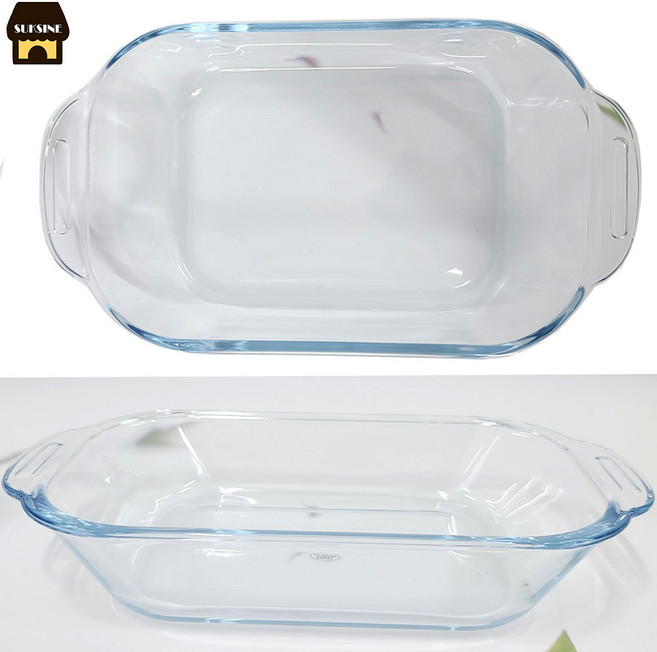 오븐 그라탕기 사각 800ml 유리 오븐 용기 그릇, 1개