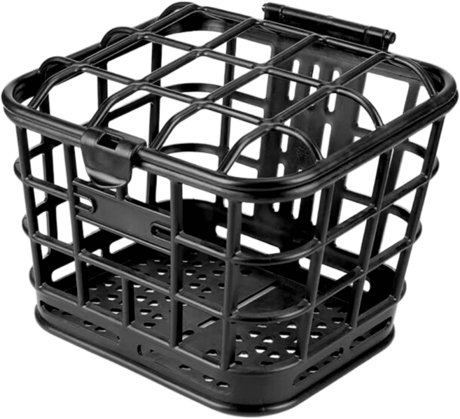 이지라이드 짐받이 바구니 앞바구니 자전거 바구니, 1개, 블랙