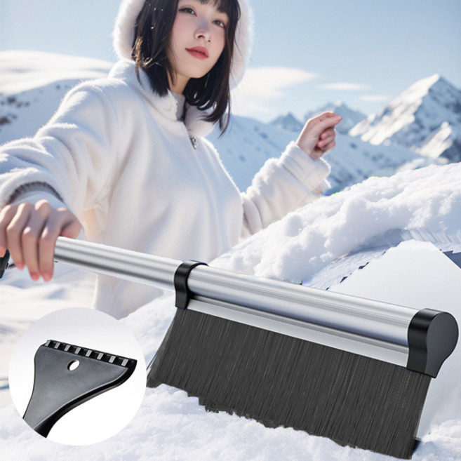 길이조절 차량용 성에제거기 눈빗자루, 1개