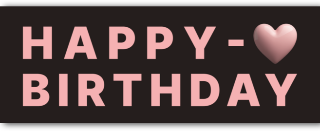 진심제작소 키치 감성 포토존 생일 파티 현수막 2종, 1.브라운/핑크