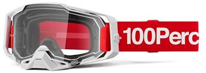 100% ARMEGA 프리미엄 보호 스포츠 고글 울트라 HD 렌즈 및 노즈 가드 포함(누크타운 - 투명 렌즈)