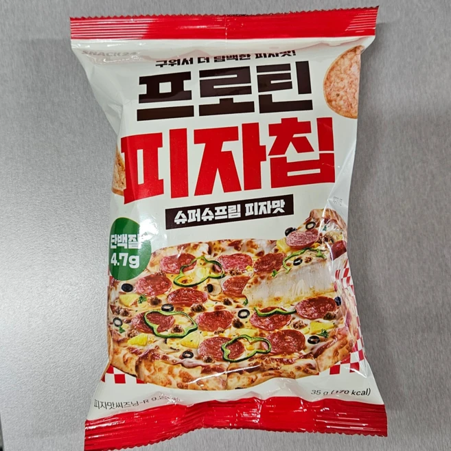 스낵24 프로틴 피자칩 35g 12개입 1박스, 1개 - 쿠팡