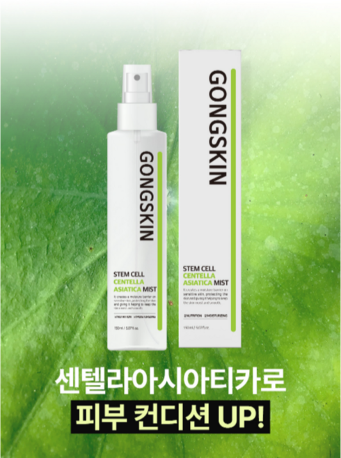 공스킨 줄기세포 센텔라아시아티카 미스트, 150ml, 1개