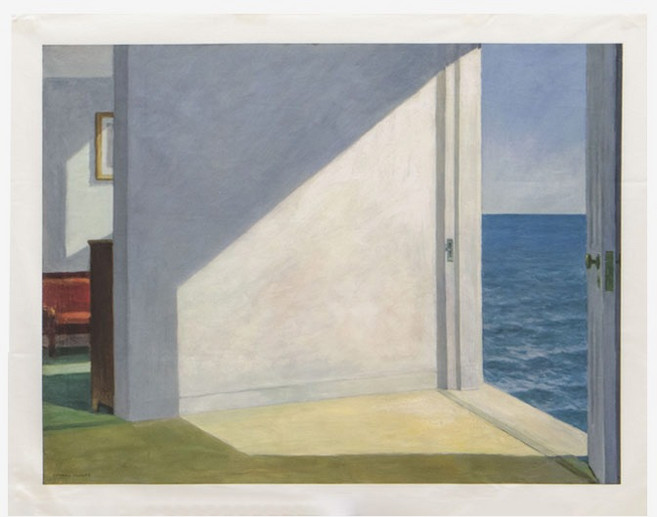 대형패브릭포스터 두꺼비집가리개 에드워드호퍼 바다 옆 방 Room by the Sea