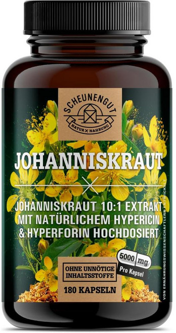 독일 슈넨구트 Scheunengut St. John's Wort 세인트존스워트 5000 mg, 2개, 180정