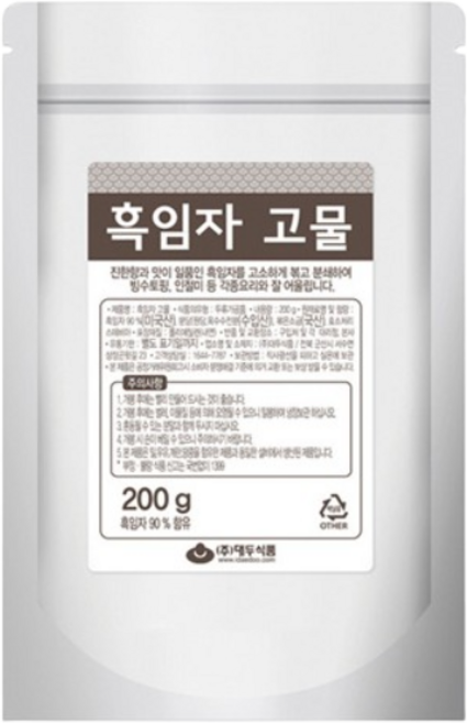 대두식품 흑임자고물, 10개, 200g