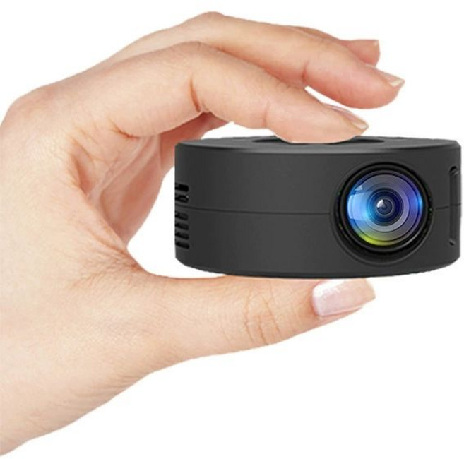미니 빔프로젝터 가정용 휴대폰 연동 휴대용 소형 캠핑 사무실 영화 강의용 빔, 단일 항목