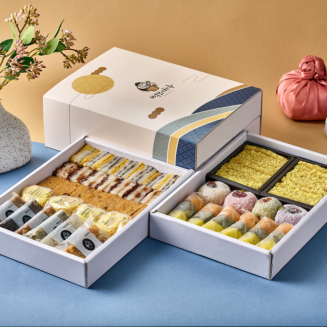 [떡보의하루 본사] 선물세트 떡보 정 전국150여개 매장 직접배달, 2.06kg, 1세트