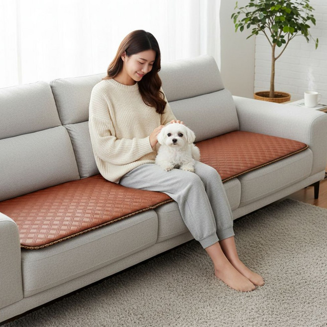 3H한일온열기 탄소 그래핀 EMF 퀼팅 3인 4인 병원용 미니 전기방석 쇼파 온열 싱글 매트 장판 요, 샤인다이아3인방석, 50*140cm