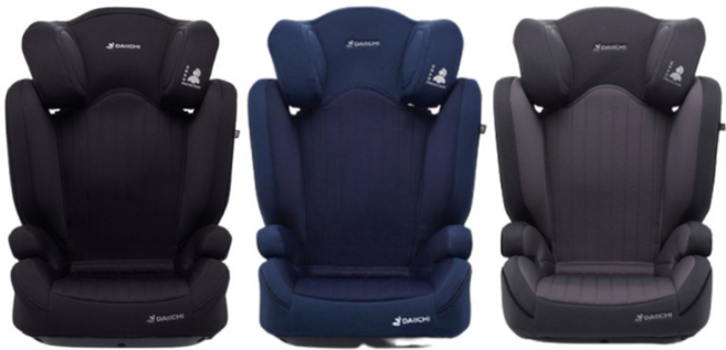 다이치 스포티주니어 와이드 ISOFIX 주니어 카시트 일체형, 그레이