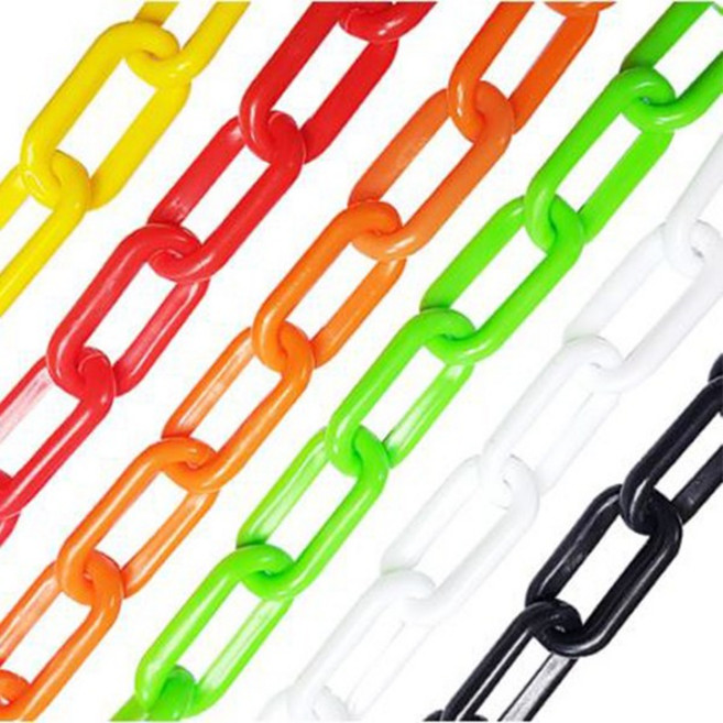 플라스틱체인 6mm 8mm(1M) 통제줄 안전줄 출입금지 차단 사슬 진입금지, 6미리 1M-형광연두, 1개