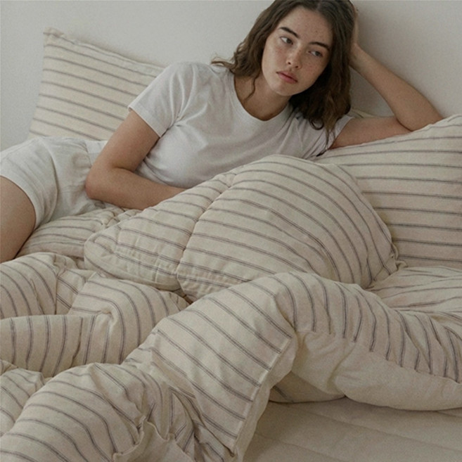 애프터홈 국내제조 먼지없는 알러지케어 부드러운 워싱 옥수수솜 사계절 차렵이불 세트