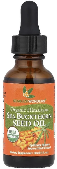 SeaBuckWonders (씨벅원더스) 유기농 히말라야 산자나무 씨오일 30ml - 쿠팡