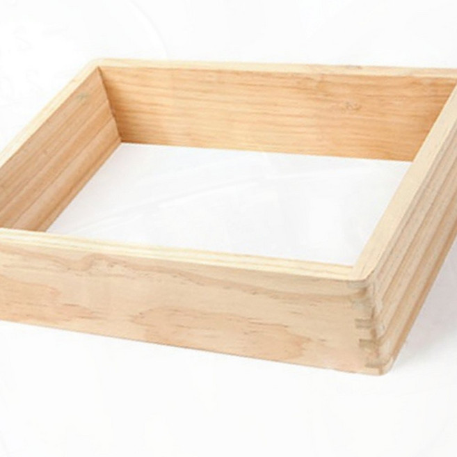 카스테라틀 나무베이킹틀 사각케이크틀 베이킹몰드, 1개