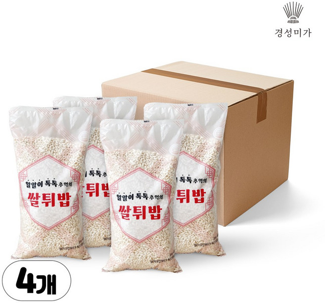 알알이 톡톡 추억의 쌀튀밥 400g 4개입, 4개
