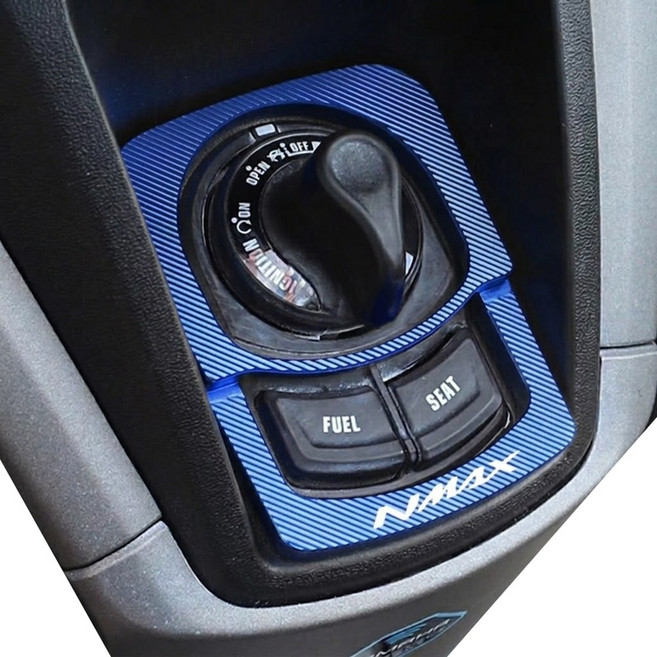 킹콩 NMAX 키박스 커버 21 26년 키커버 보호 몰딩 가드 호환, 1개, 블루