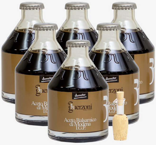구에르조니 유기농 IGP 발사믹식초 오로, 6개, 250ml