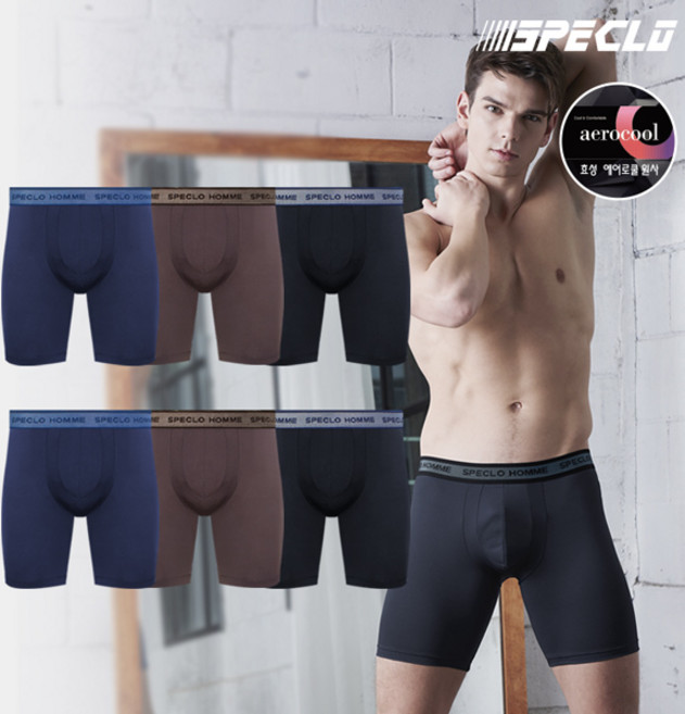 카이저 에어로쿨 롱드로즈팬티 남성속옷 6종세트 ASMD_073set