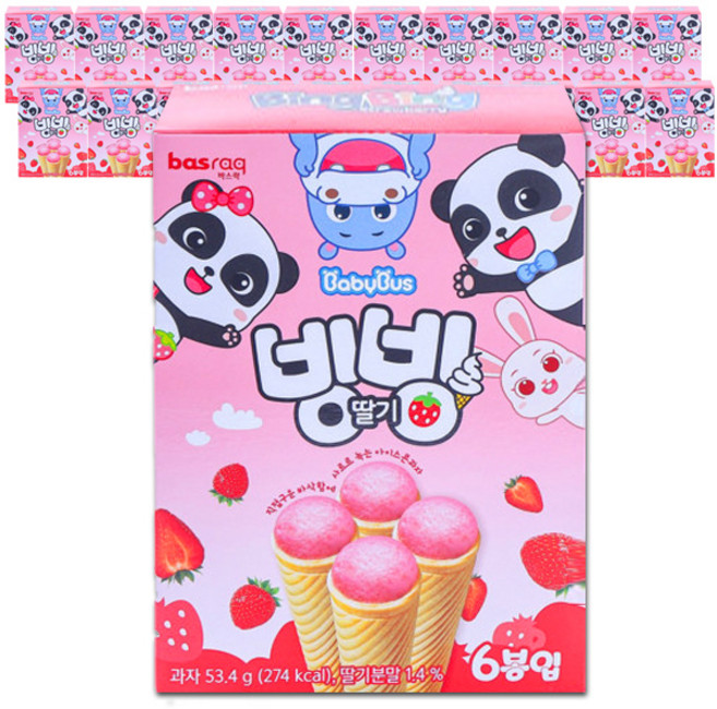 빙빙딸기 53.4gX20개, 53.4g, 20개