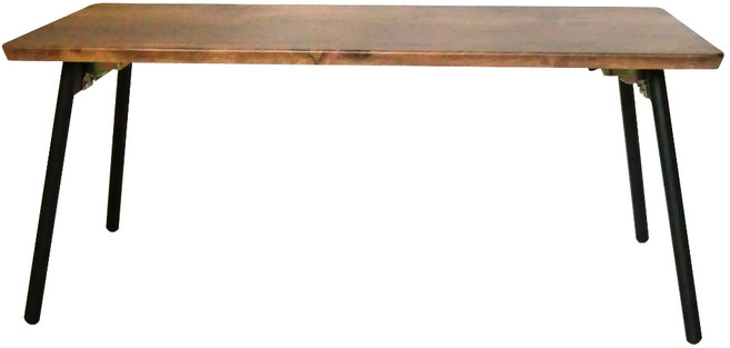 Tasteful特斯屋 折疊茶几桌 日式客廳矮桌 胡桃木紋 MIT台灣製 L800xW400xH340mm, 仿古木紋