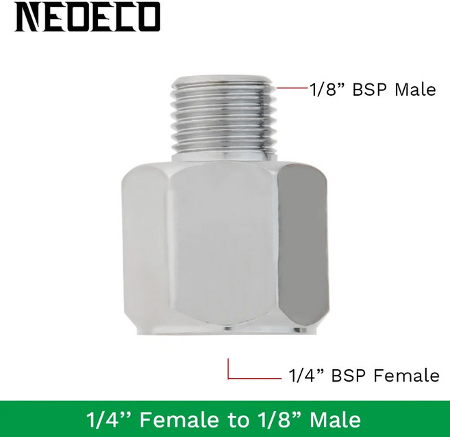 7PCS 에어 브러시 어댑터 키트 피팅 커넥터 세트 압축기 호스 변환 플러그 BSP MALE FEMAL, 1개