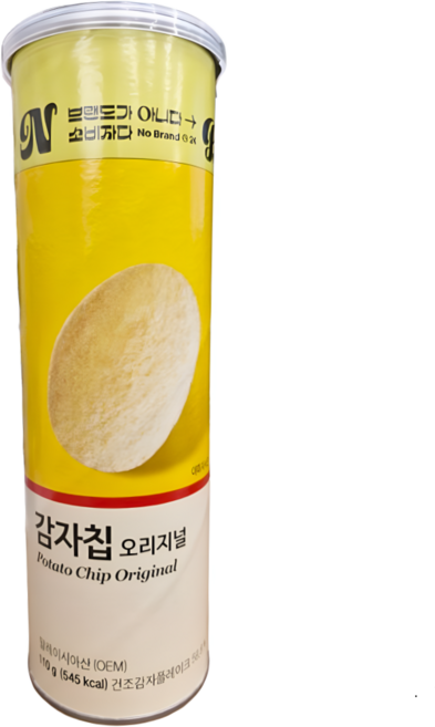 노브랜드 감자칩 오리지널, 110g, 4개