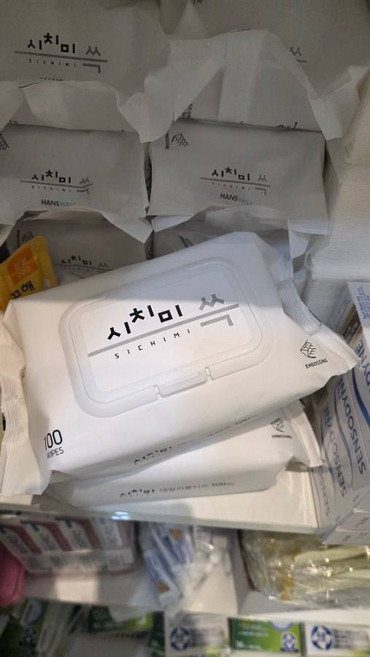 물티슈 살균티슈 웻티슈 엠보싱 두꺼운 캡형 100매 10팩, 10개, 100개입, 1g