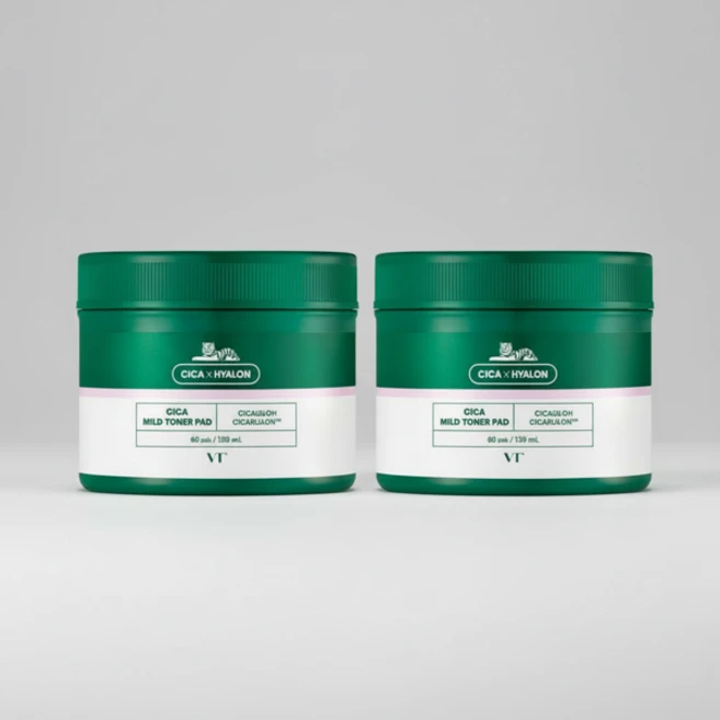 VT 시카 마일드 토너패드 60매(130ml) x 2개, 60매입 - 쿠팡