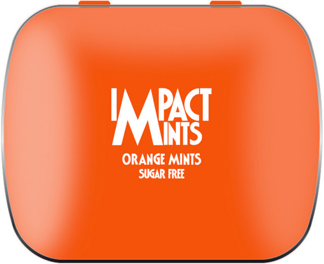 임팩트 민트 캔디 오렌지 독일 금연 무설탕 사탕, 14g, 1개