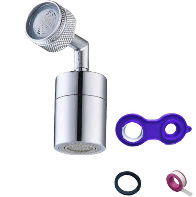 가정용 세면대 필터수전 + 정수필터 720도 회전 정수키트필터 세면대필터코멧, SFB-1, 1개