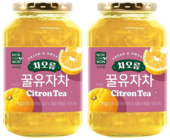 꿀유자차 1KG플러스1KG (총2KG)