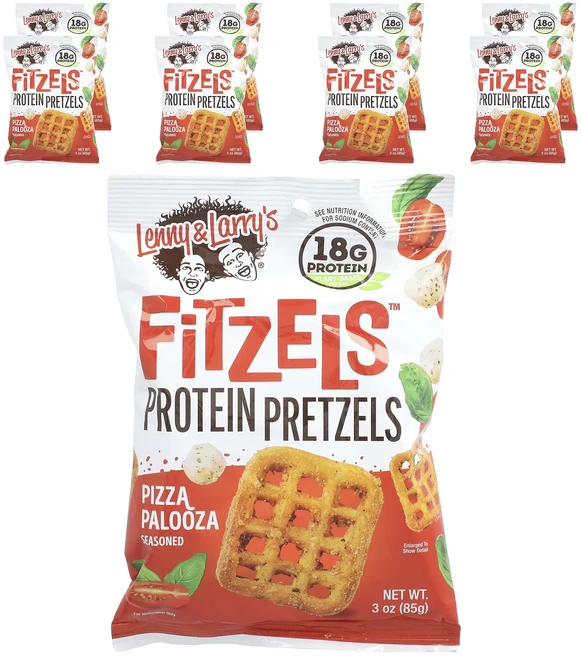 지금 곧 품절됩니다 Lenny & Larry's Fitzes™ 단백질 프레즐 피자 팔루자 봉지 8개 개당 85g(3oz) 서둘러주시면 감사하겠습니다, LennyLarrysFitzes단백질프레즐피자팔루자봉지 - 쿠팡