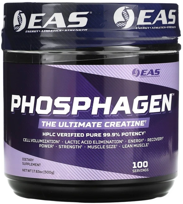 EAS 포스파겐 얼티밋 크레아틴 Phosphagen 500g (17.63oz) 1개, 499 g, 499g - 쿠팡