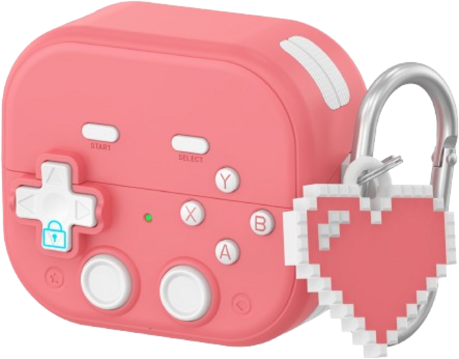 투에이비 오토락 게임기 분실방지 케이스, 1개, 핑크, 갤럭시 버즈3/버즈3 프로/버즈3 FE