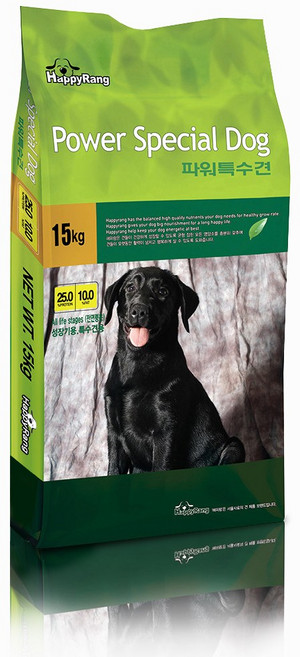해피랑 파워특수견 기능성 사료, 피부/피모, 15kg, 1개