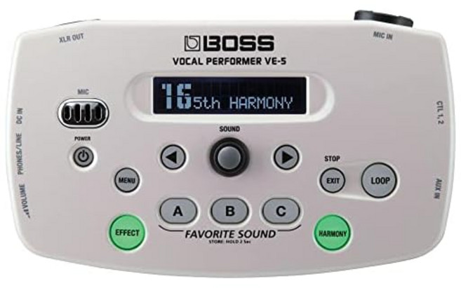 BOSS 보스 Vocal Performer 화이트 VE-5-WH