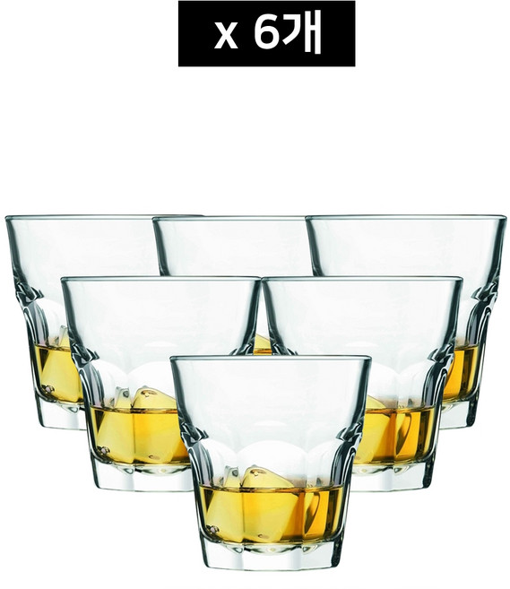 리비 지브랄타 언더락잔 위스키잔 유리컵 266ml 6개