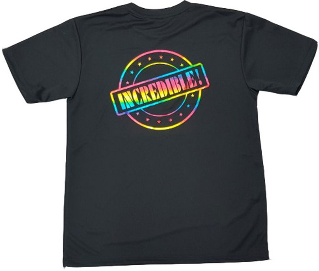 로드필드 인크레더블 히어로 볼링 티셔츠 블랙 (볼링연습티 볼티)
