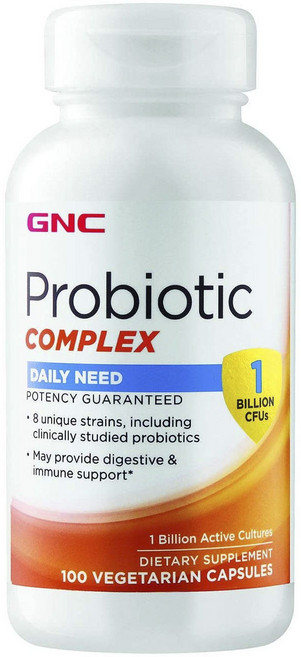 GNC 健安喜 綜合益生菌素食膠囊, 100顆, 1罐