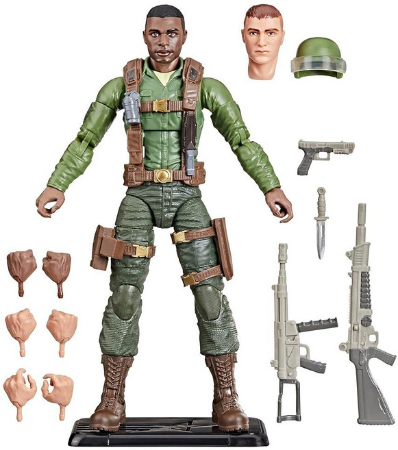 지아이조 클래시파이드 시리즈 레트로 카드백 트루퍼 수집용 15.2cm (6인치) 액션 피규어 액세서리 14개, 지아이조 클래시파이드 시리즈 레트로 카드백 트루퍼 수집