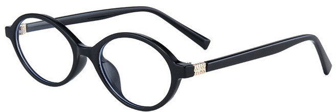 韓版文藝橢圓框平光眼鏡