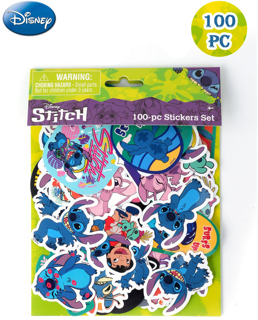디즈니 스티치 노트북 다꾸스티커 100매세트 정품, 1개