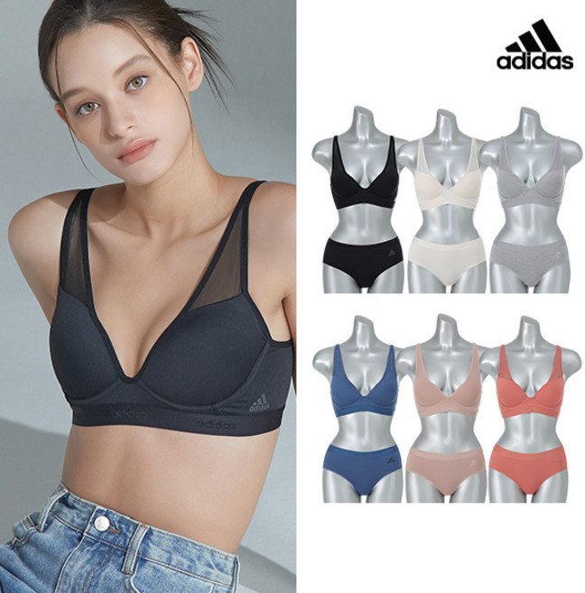 이월/클리어런스 [아디다스] 퍼포먼스 여성 4차 브라팬티 12종 패키지