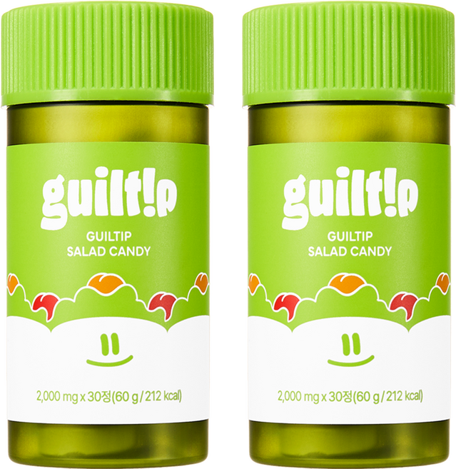 길팁 샐러드 캔디 야채혼합농축분말, 60g, 2개