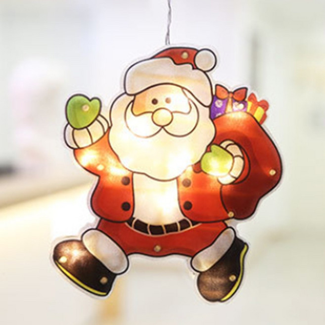 21세기트랜드 성탄절 칼라 모빌 조명, 선물산타, 1개