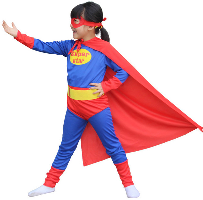 萬聖節英雄角色扮演服飾 超人裝