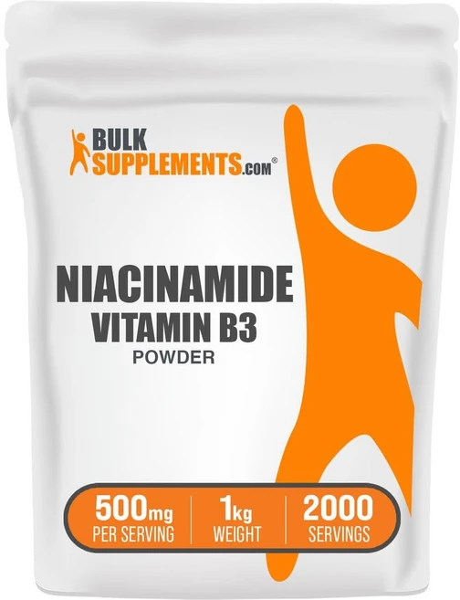 BulkSupplements 나이아신아미드 비타민 B3 파우더 Niacinamide 나이아신아미드 파우더, BulkSupplements. com 나이아신아미드 파, 1kg, 1개 - 쿠팡