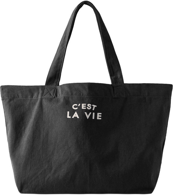 More Farther 데일리 대용량 캔버스 에코백